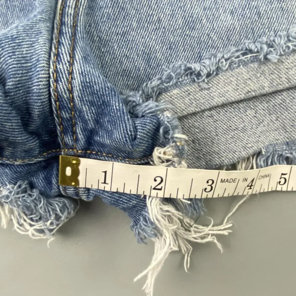 BDG Urban Outfitters High-Rise Girlfriend Denim Shorts Sz 31